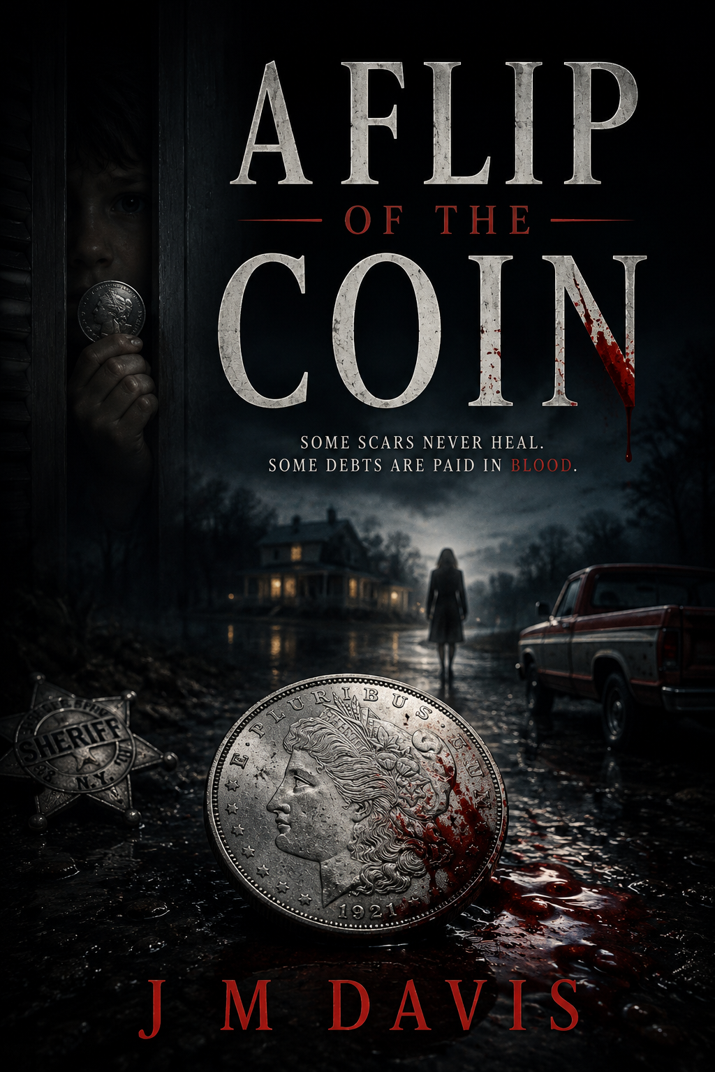 A Flip of the Coin book cover by J. M. Davis